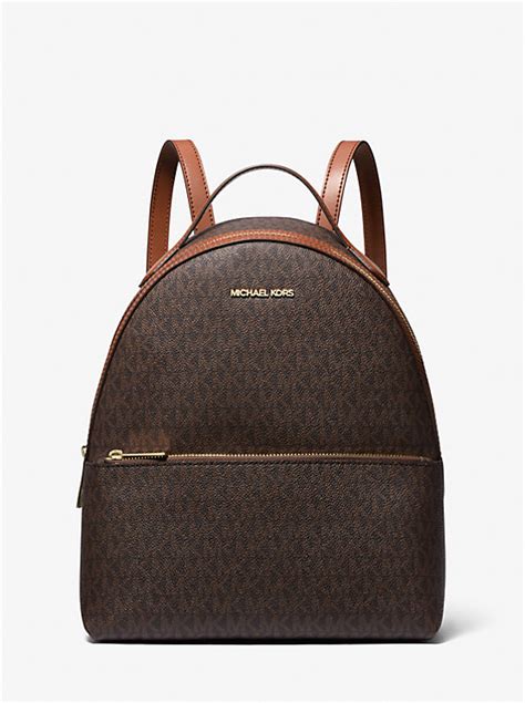 sheila medium logo backpack michael kors|michael kors sheila backpack.